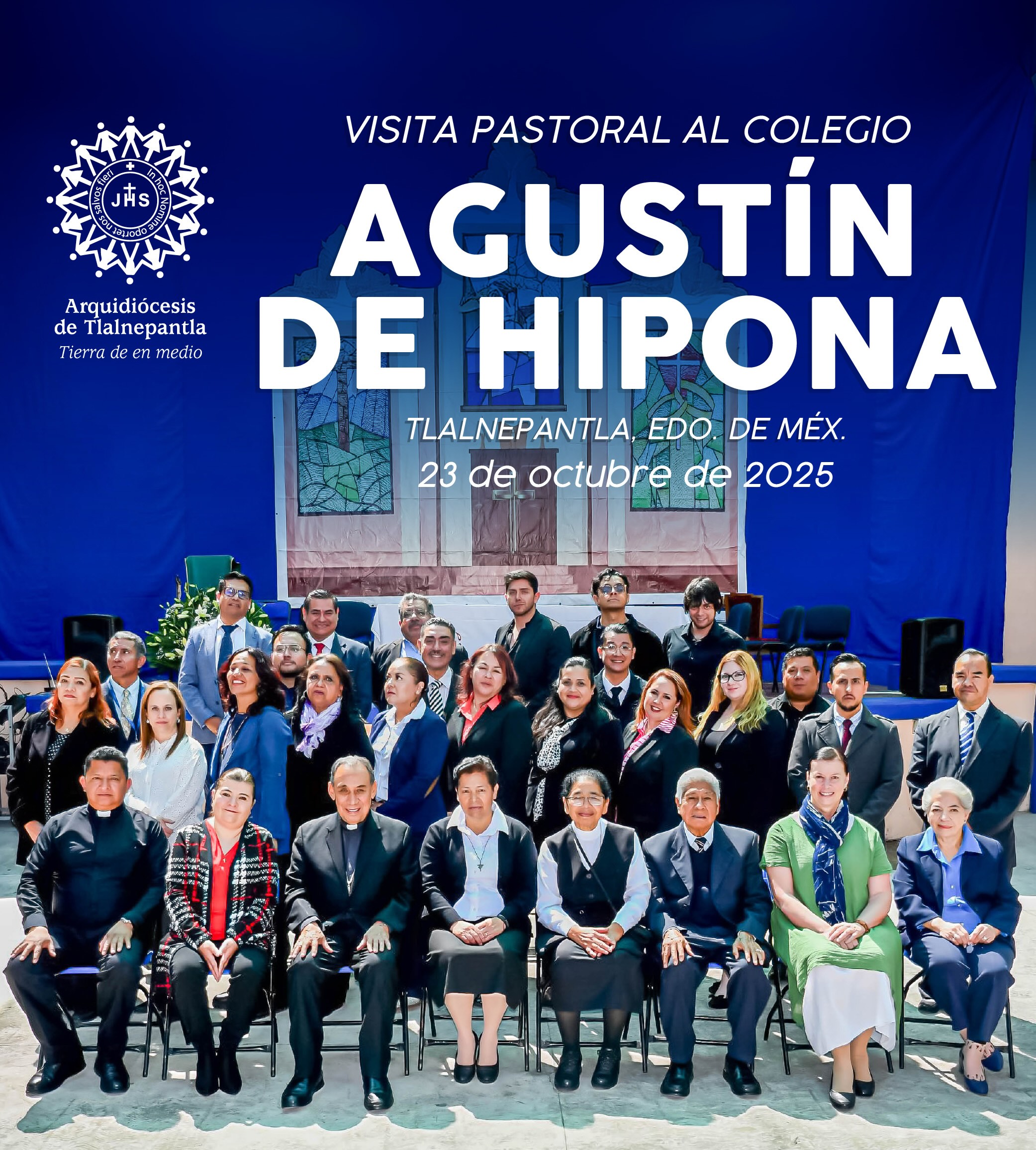VISITA PASTORAL AL COLEGIO AGUSTÍN DE HIPONA