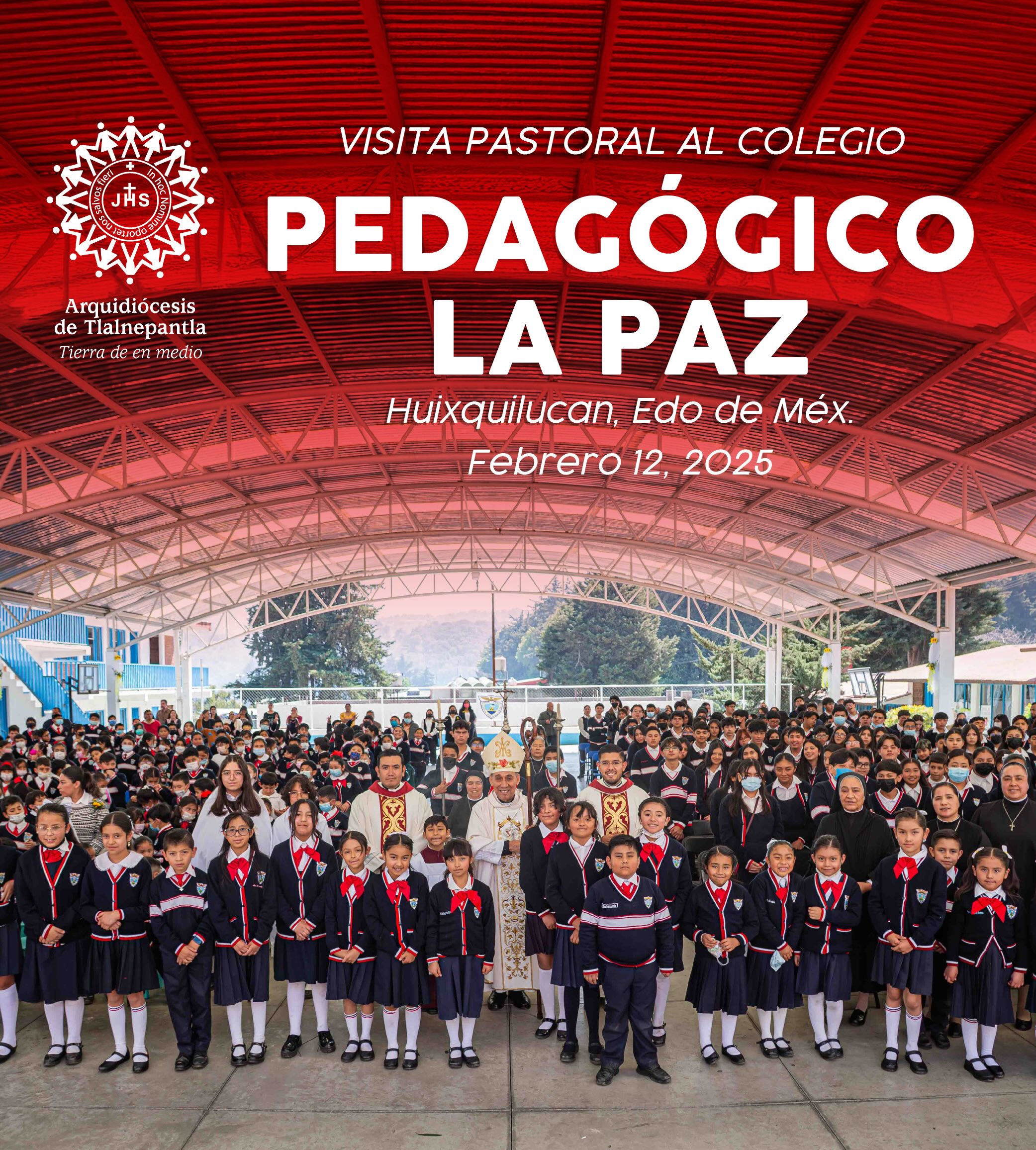 VISITA PASTORAL AL COLEGIO PEDAGÓGICO LA PAZ