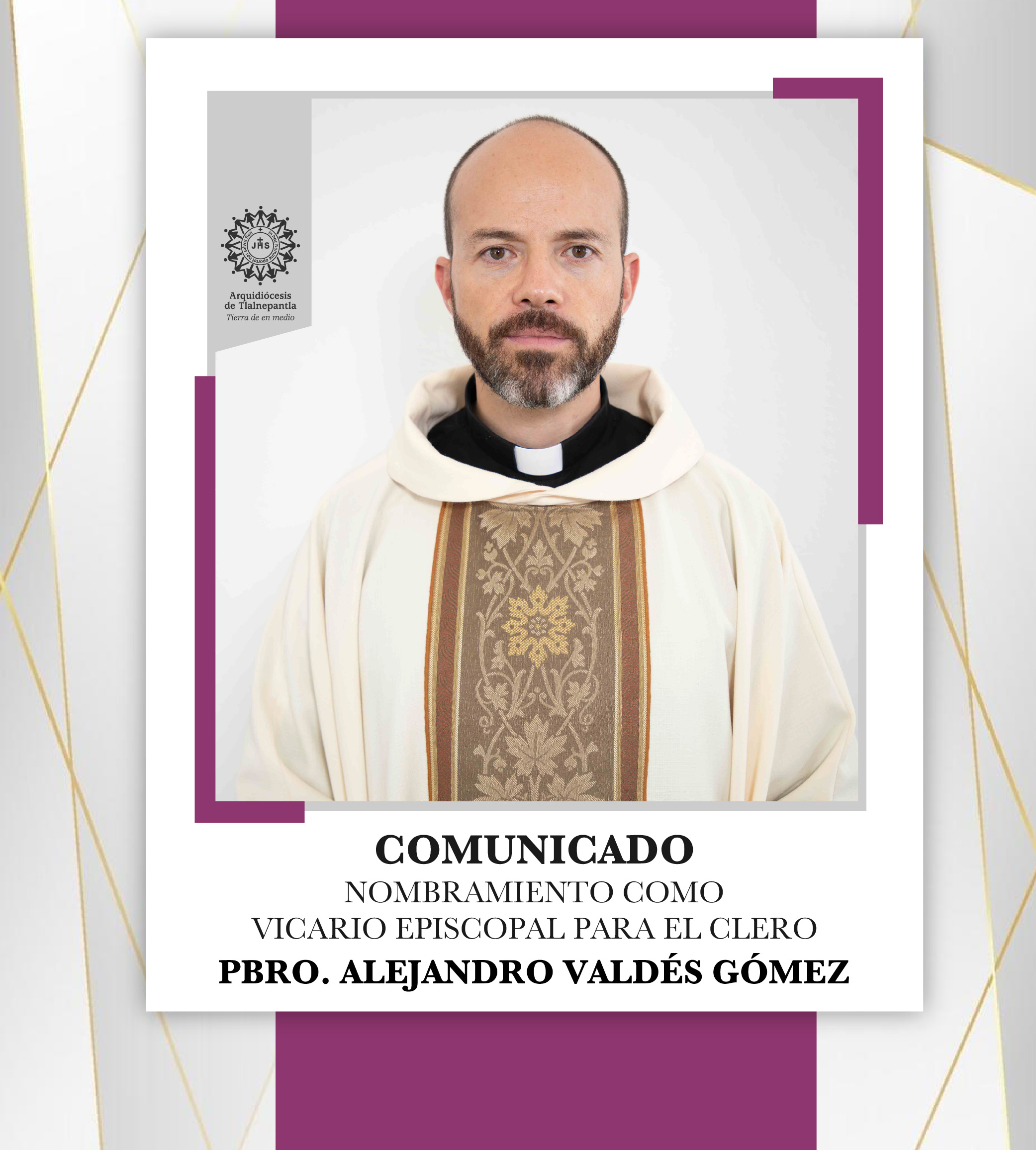 NOMBRAMIENTO COMO VICARIO EPISCOPAL PARA EL CLERO